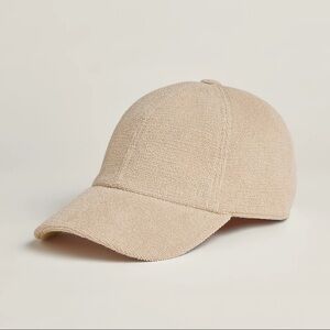 Brand new never worn with tags Hermes Riley sand cap